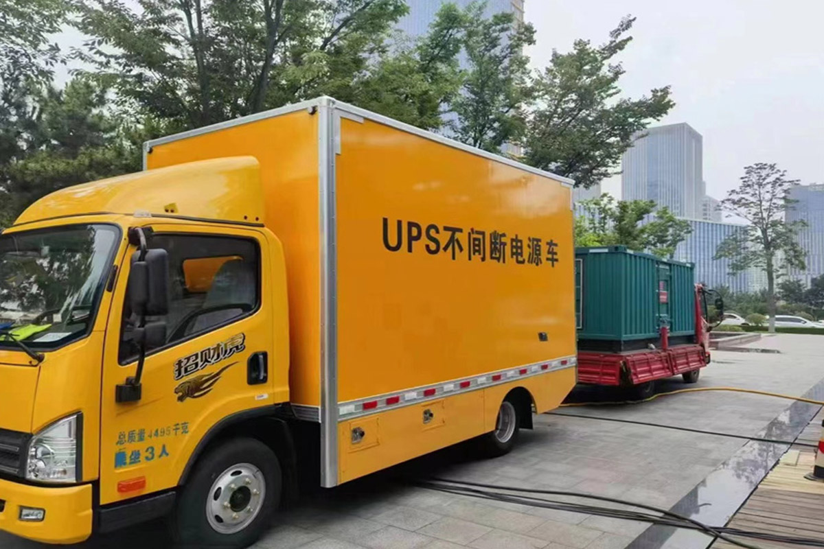 海南藏族发电机租赁施工现场